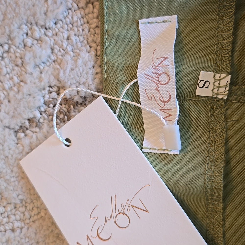 NEW Endless Moon Elegant Green Women's 2 Pc, Sz S - Picture 3 of 5